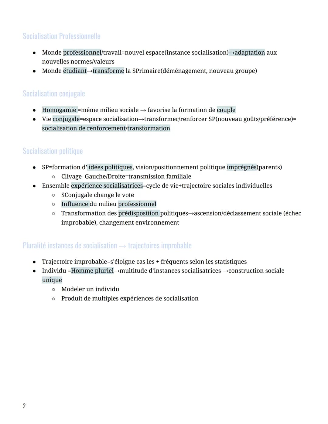 INTRO
SP
Socialisation
Comment la socialisation contribue-t-elle à expliquer les différences de
comportements des individus ?
Genre
Comporte