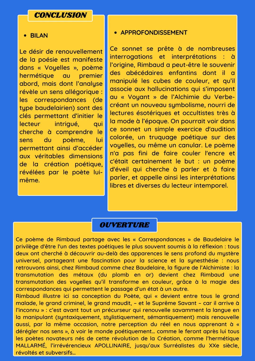 VOYELLES
Arthur Rimbaud
INTRODUCTION
• AMORCE
Arthur Rimbaud nait en 1854 à Charleville dans
une famille bourgeoise et conservatrice. Il est