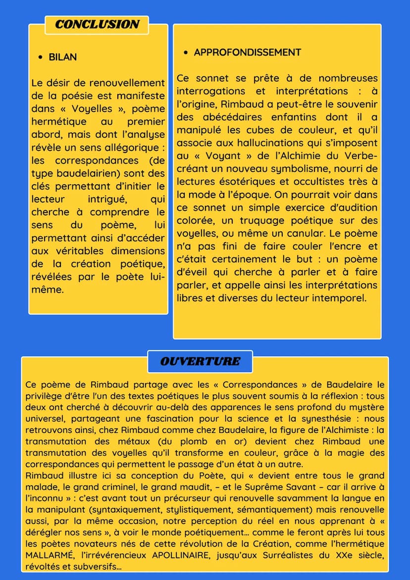 VOYELLES
Arthur Rimbaud
INTRODUCTION
• AMORCE
Arthur Rimbaud nait en 1854 à Charleville dans
une famille bourgeoise et conservatrice. Il est