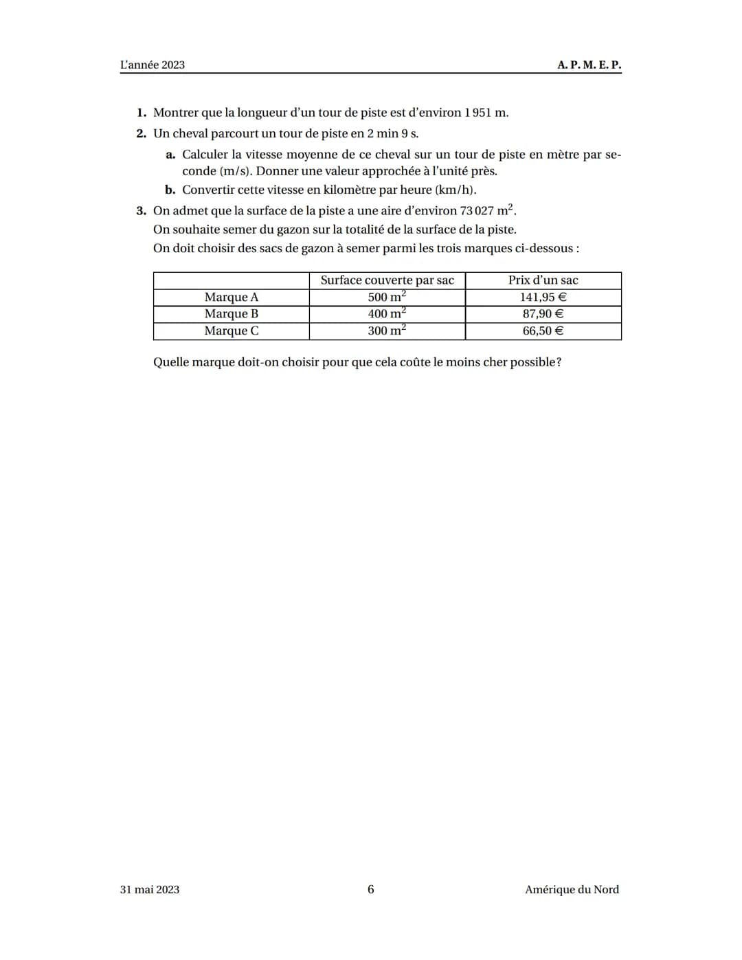 Brevet Amérique du Nord 31 mai 2023
Exercice 1
Les cinq situations suivantes sont indépendantes.
Situation 1
Décomposer en produit de facteu