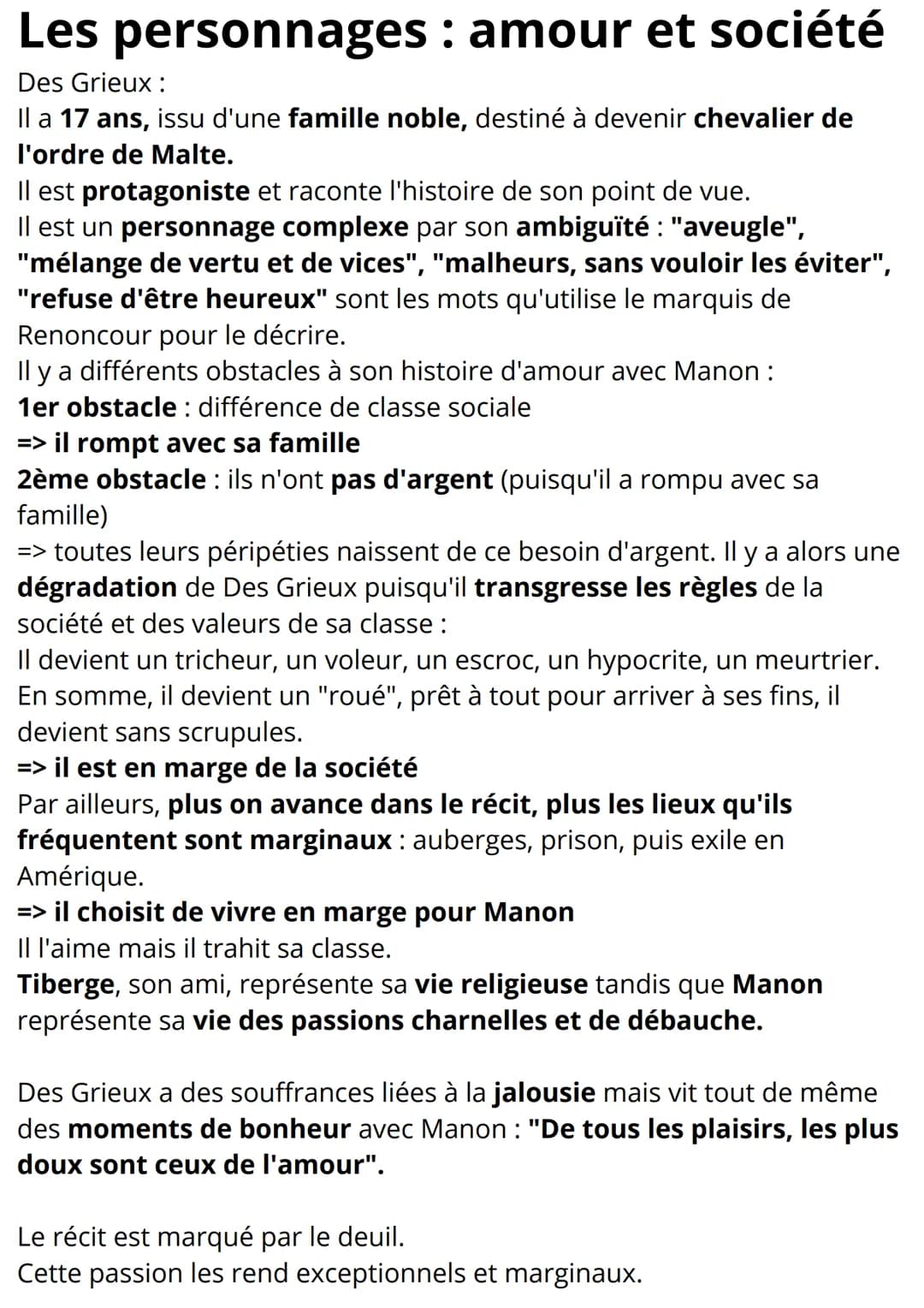 dissertation manon lescaut avis au lecteur