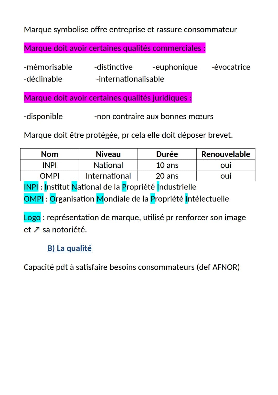 
<p>Les composantes de l'offre donnent de la valeur au produit et justifient son prix.</p>
<h2 id="lescomposantesmatrielles">Les composantes