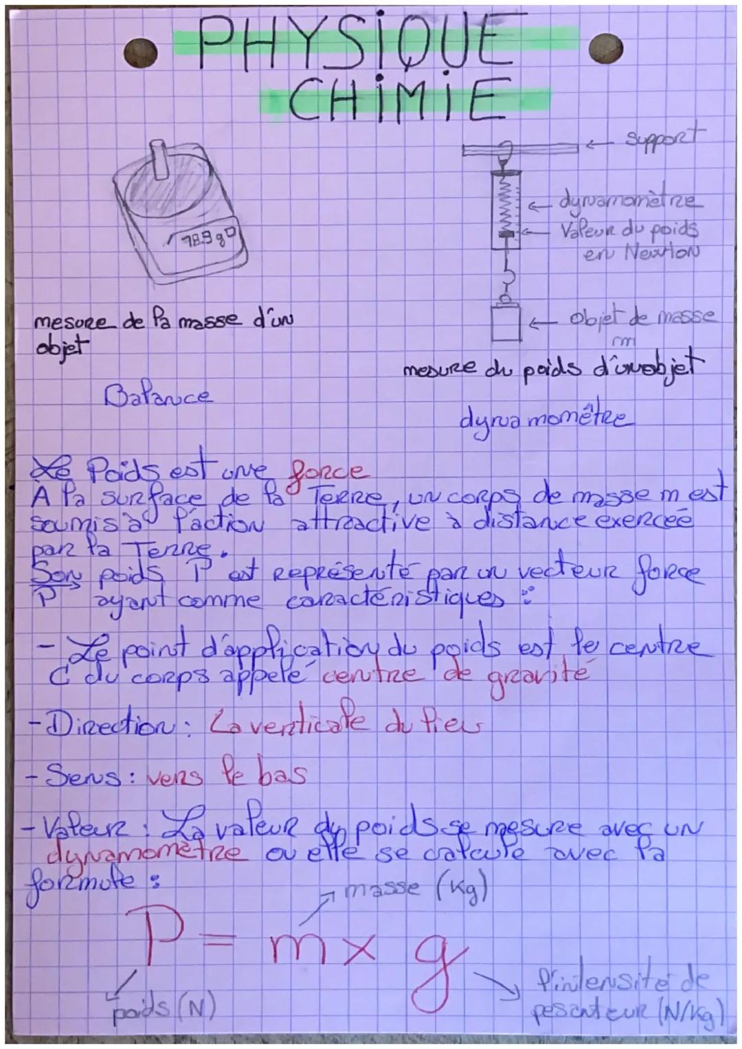 • PHYSIQUE
CHIMIE
D
La gravitation est une interaction (action
réciproque) attractive et à distance entre
tous les objets qui ont une masse.