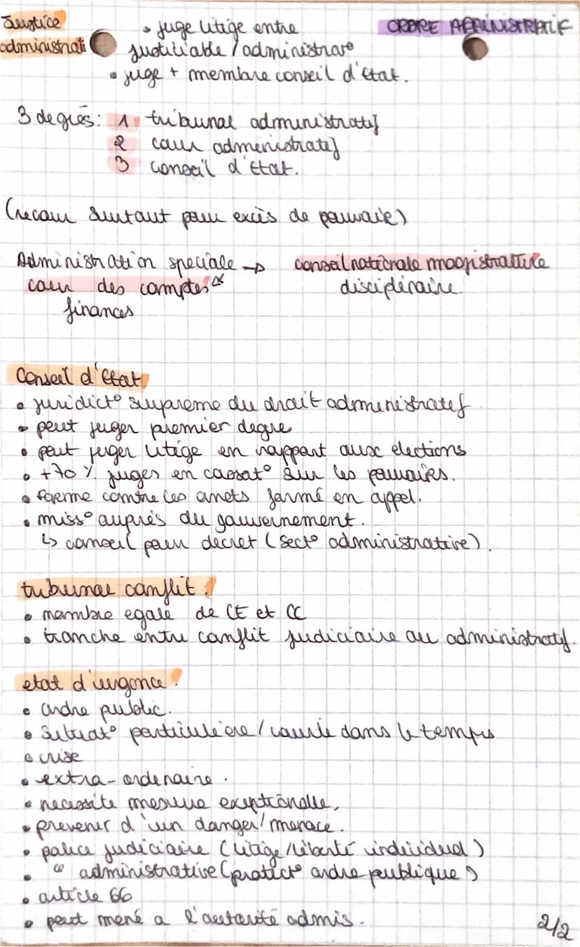 Juridict civiles:
auridict will
• litige entre particulier
+ suges des parquets
✓
tribunal judiciaire
• + important
• union ancien tre buuna