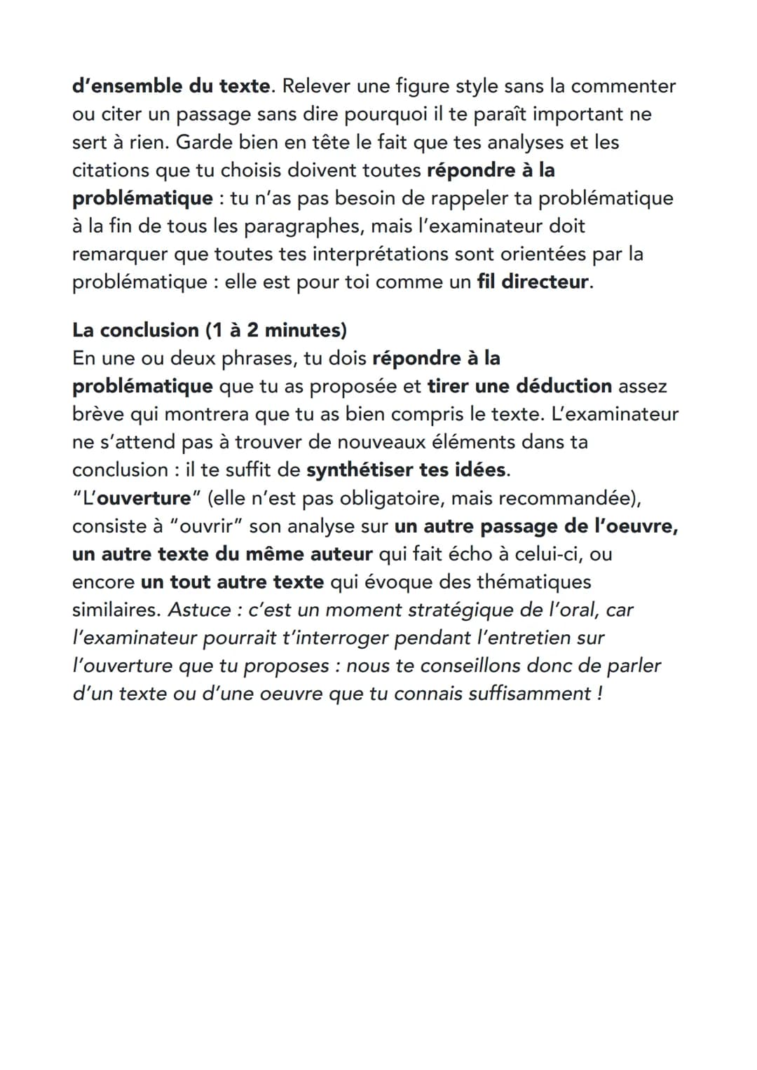 La place de l'analyse linéaire
dans l'épreuve de l'oral de
Français au Bac
L'épreuve orale du bac de français se déroule en 3 temps :
.
•
•
