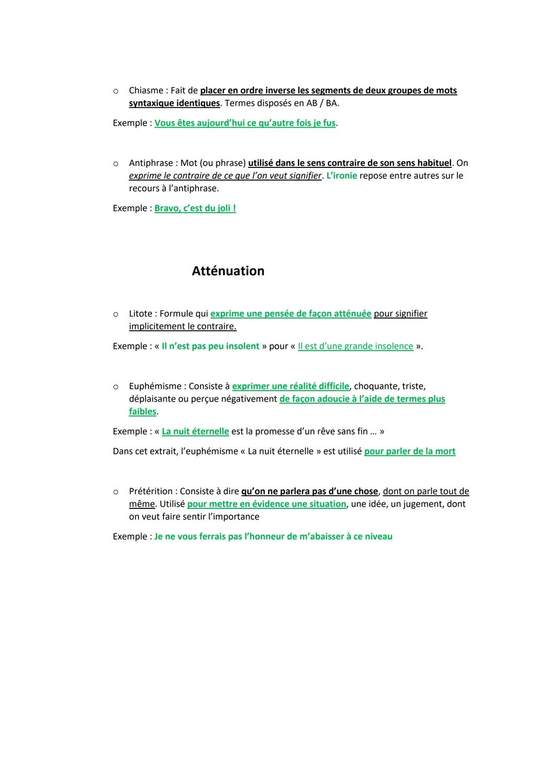 Les Figures de styles
Il existe 3 types de Figure de Style :
L'analogie : C'est une figure de style qui crée un rapprochement entre deux élé