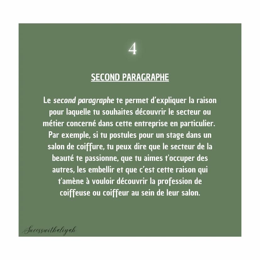 Comment faire une
LETTRE DE
MOTIVATION
Zeme
Sucesswithaliyah Une lettre de motivation
c'est quoi ?
Une lettre de motivation est
un courrier 