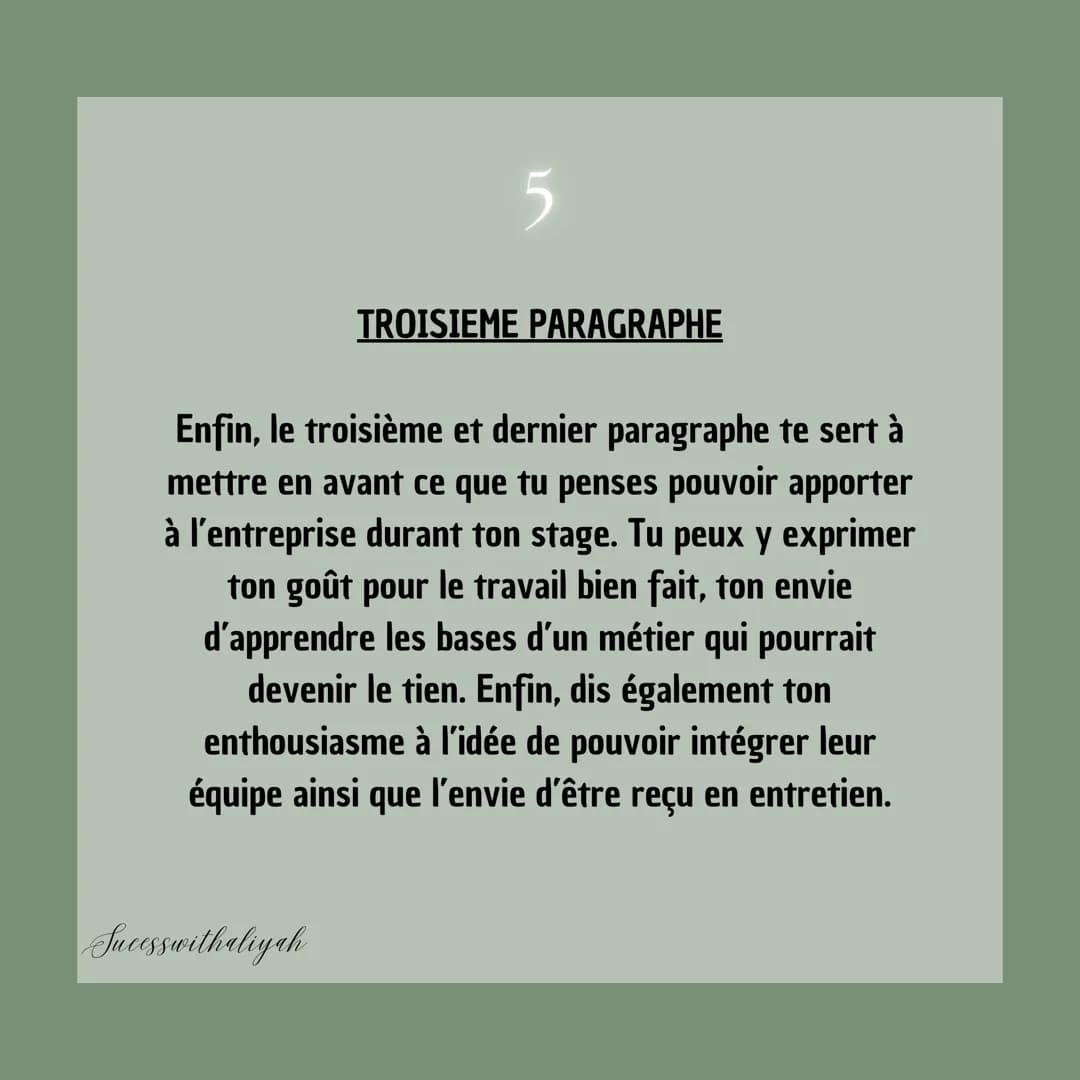 Comment faire une
LETTRE DE
MOTIVATION
Zeme
Sucesswithaliyah Une lettre de motivation
c'est quoi ?
Une lettre de motivation est
un courrier 