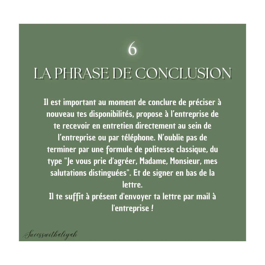 Comment faire une
LETTRE DE
MOTIVATION
Zeme
Sucesswithaliyah Une lettre de motivation
c'est quoi ?
Une lettre de motivation est
un courrier 