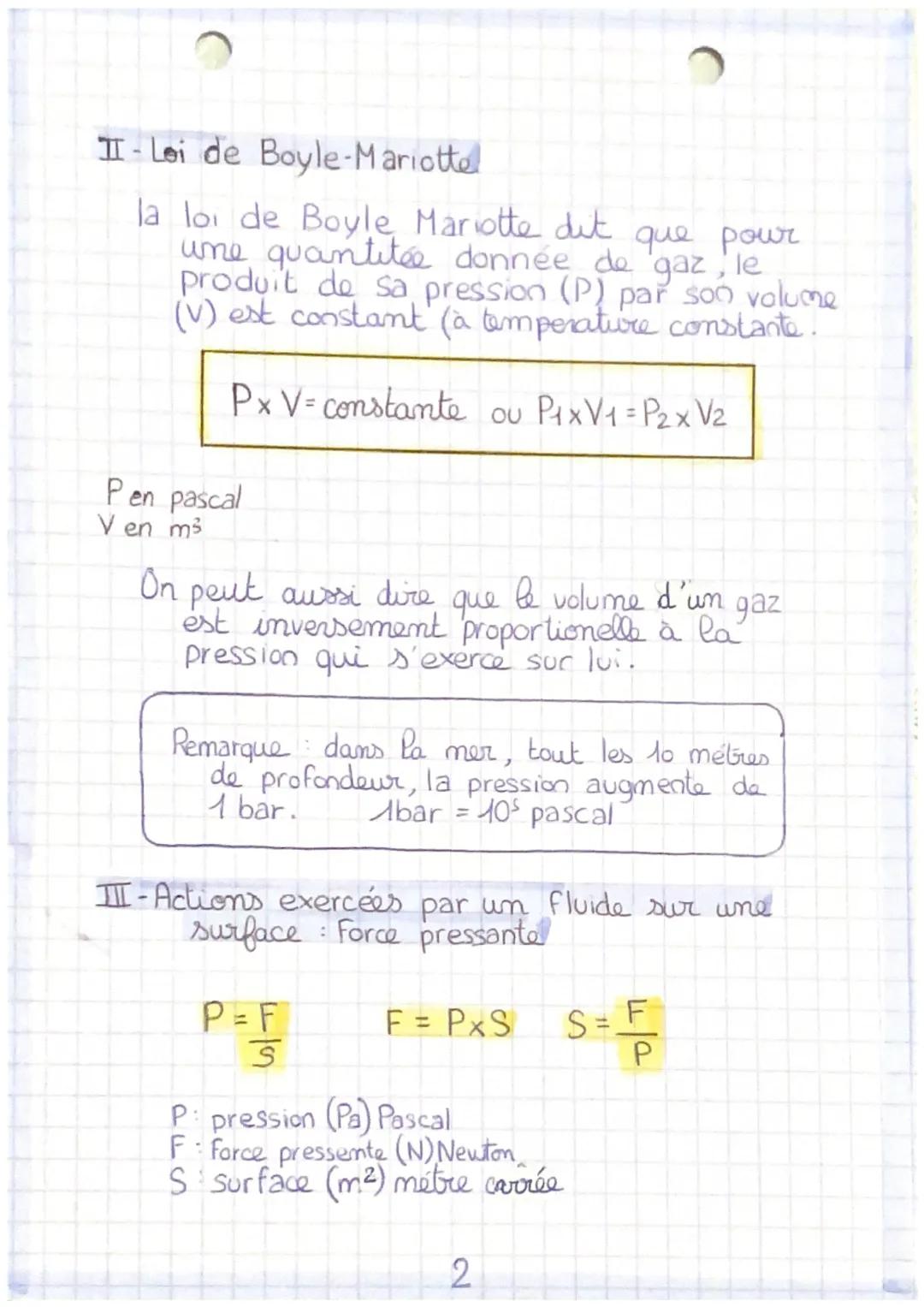 # DESCRIPTION

-DIAN FLUIDE NE REPOS-

I- Modeles microscopique, des fluides et grandeurs
microscopique

1-les caractéristiques d'un fluide: