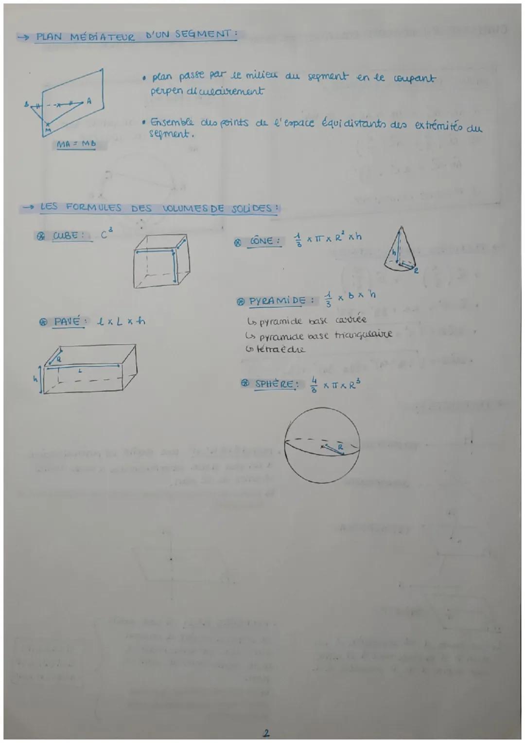 CHAPITRE 8: PRODUIT SCALAIRE ET ORTHOGONALITÉ DANS L'ESPACE - COURS

CALCUL PRO QUIT SCALAIRE:
*   AB AC = AB X AC X COS BAC
*   ②店($\frac{x