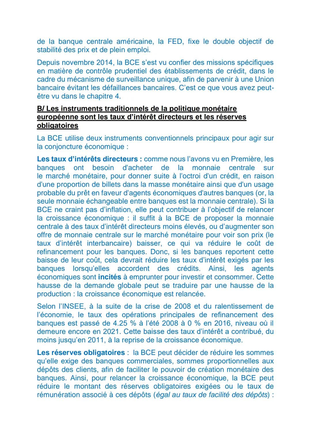 POLITIQUES ECONOMIQUES DANS LE CADRE EUROPEEN
En 2009 est entré en vigueur le traité de Lisbonne qui encadre le
fonctionnement de l'Union Eu