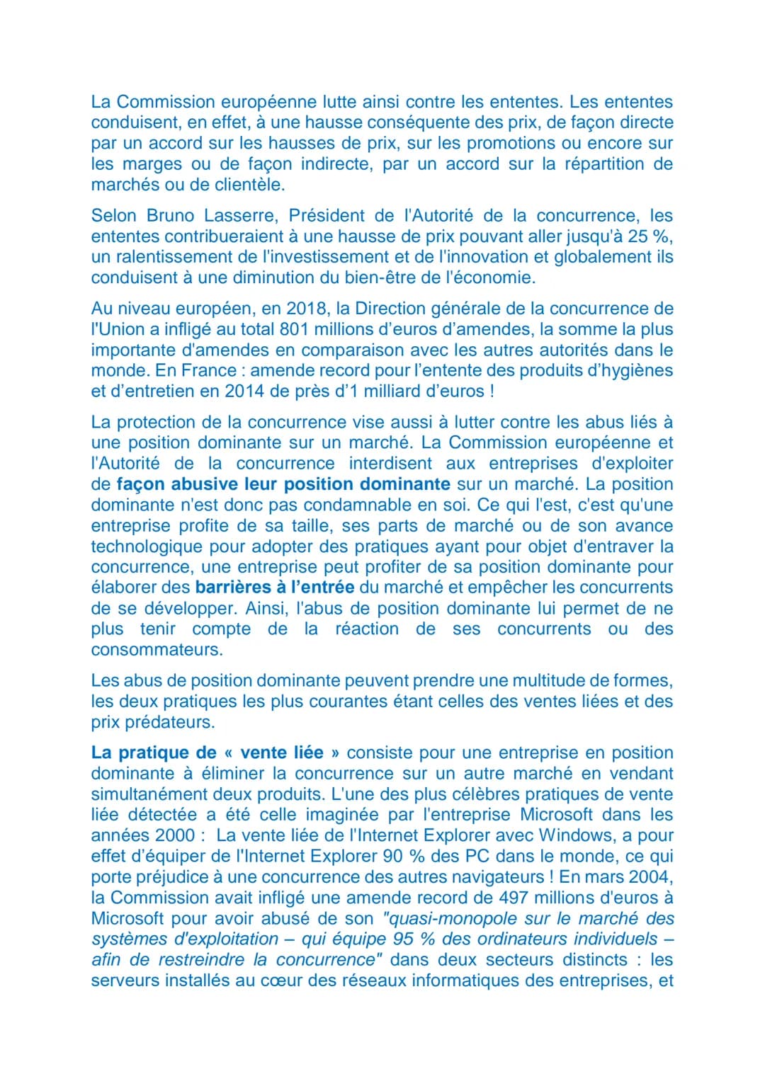 POLITIQUES ECONOMIQUES DANS LE CADRE EUROPEEN
En 2009 est entré en vigueur le traité de Lisbonne qui encadre le
fonctionnement de l'Union Eu