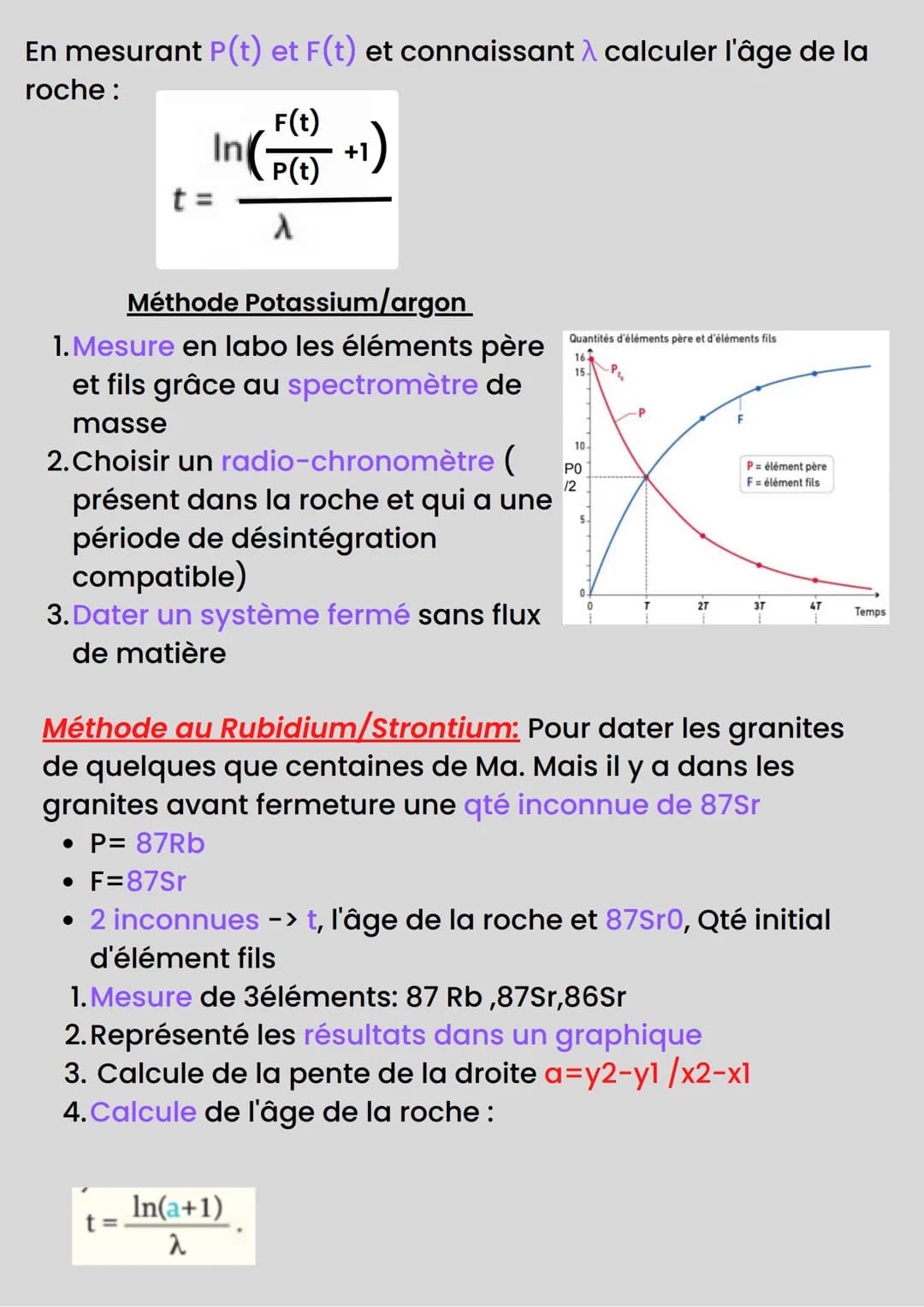 DATATION RELATIVE
Datation relative: consiste à classer temporellement
différentes roches les unes par rapport aux autres.
Observation de ro