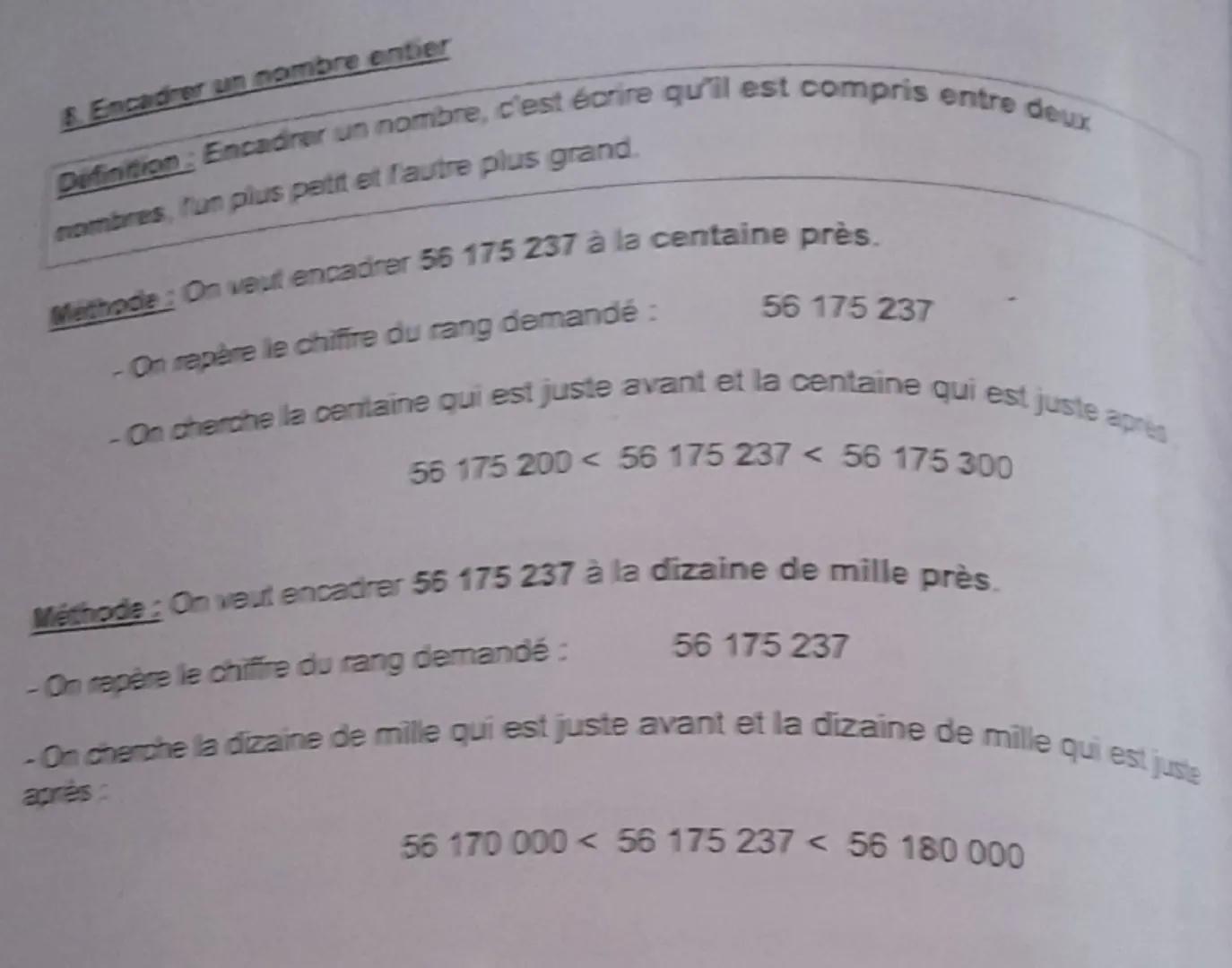--- OCR Start ---
1. Vocabulaire
THEME: NOMBRES ET CALCULS
Utiliser et représenter les grands nombres entiers
Séquence 1 : LES NOMBRES ENTIE