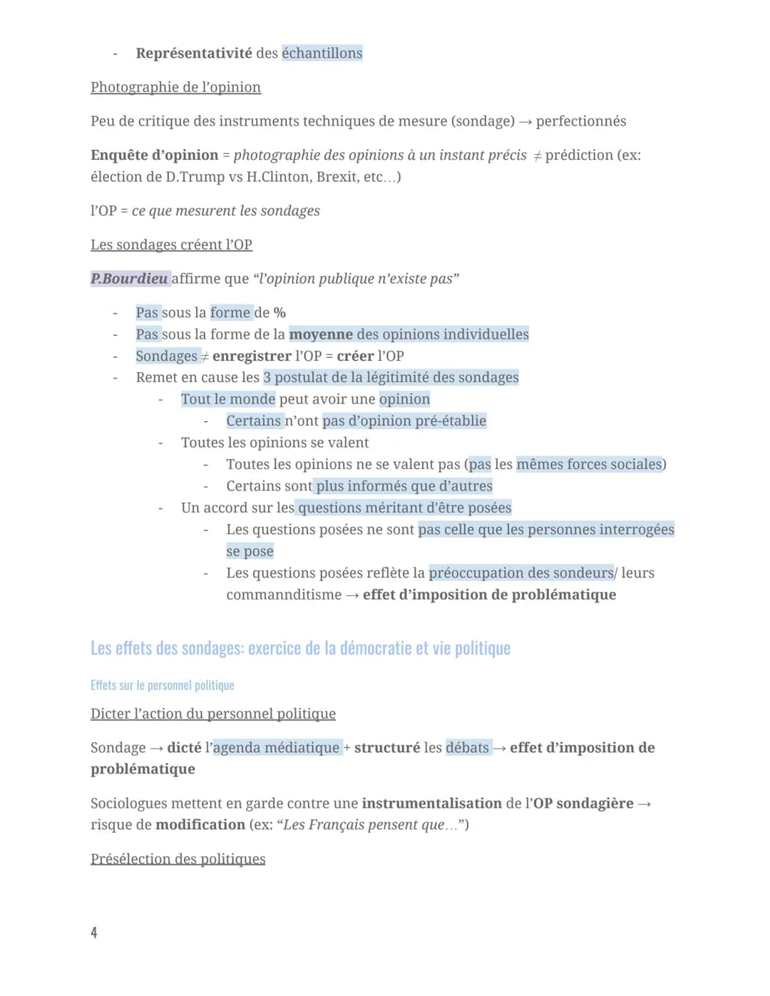 L'émergence de l'opinion publique dans les démocraties
17è et 18è: une opinion publique réservée aux "catégories éclairées"
Notion d'Opinion