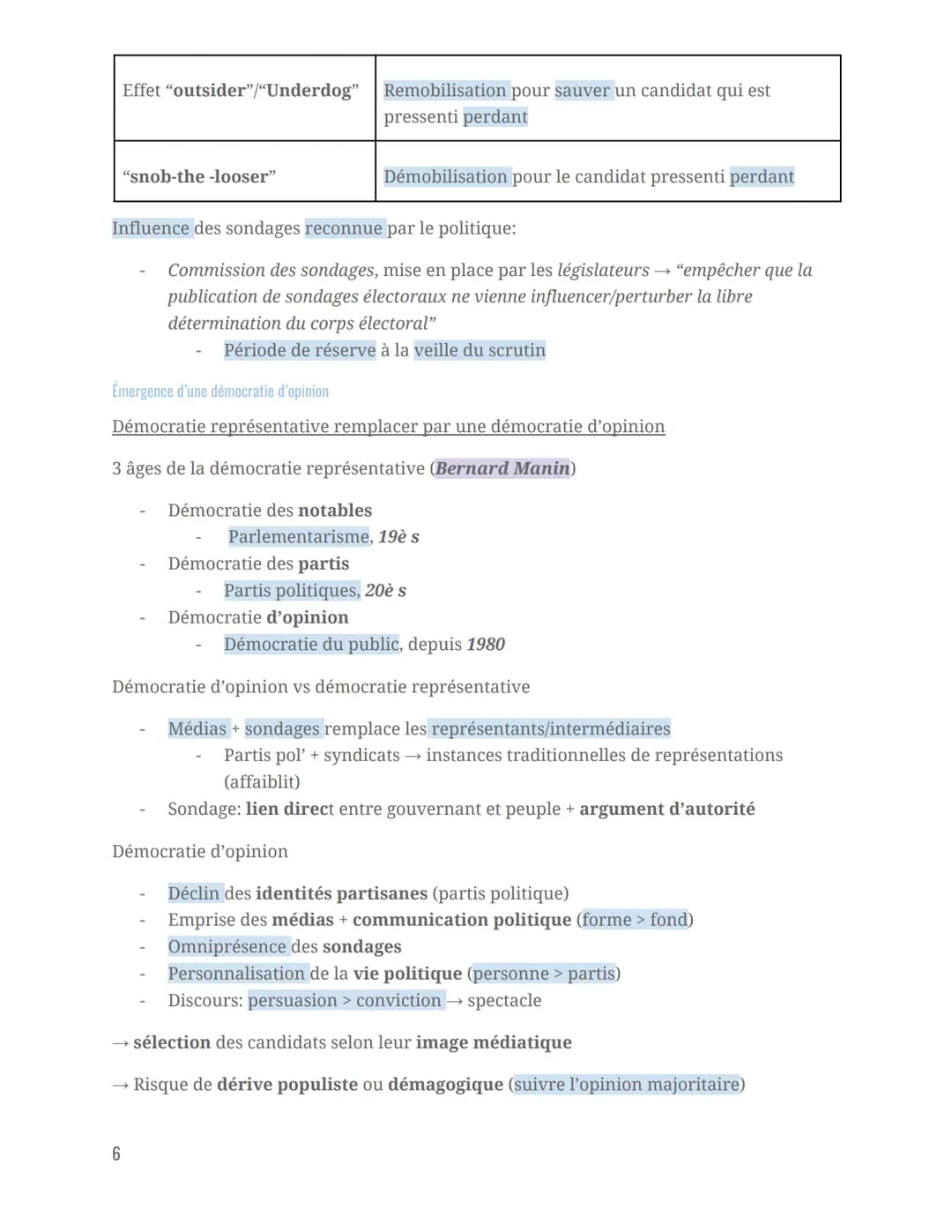L'émergence de l'opinion publique dans les démocraties
17è et 18è: une opinion publique réservée aux "catégories éclairées"
Notion d'Opinion
