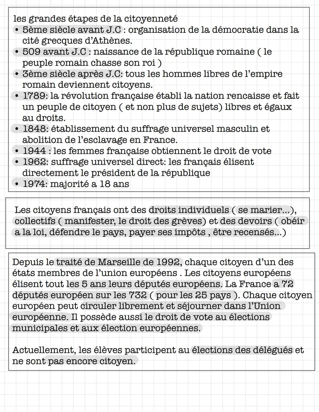 EMC
La population française est le fruit d'un mélange de
personne d'origine diverses. L'idée de « nation » est apparue
sous la révolution fr