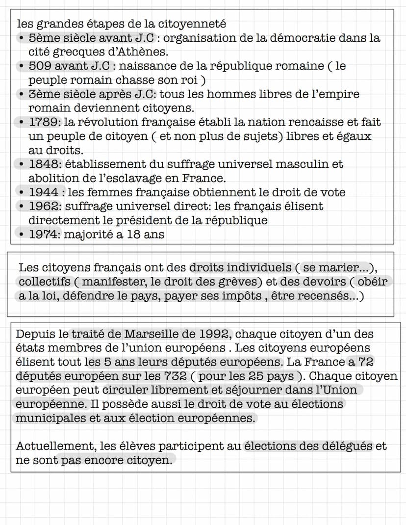 EMC
La population française est le fruit d'un mélange de
personne d'origine diverses. L'idée de « nation » est apparue
sous la révolution fr