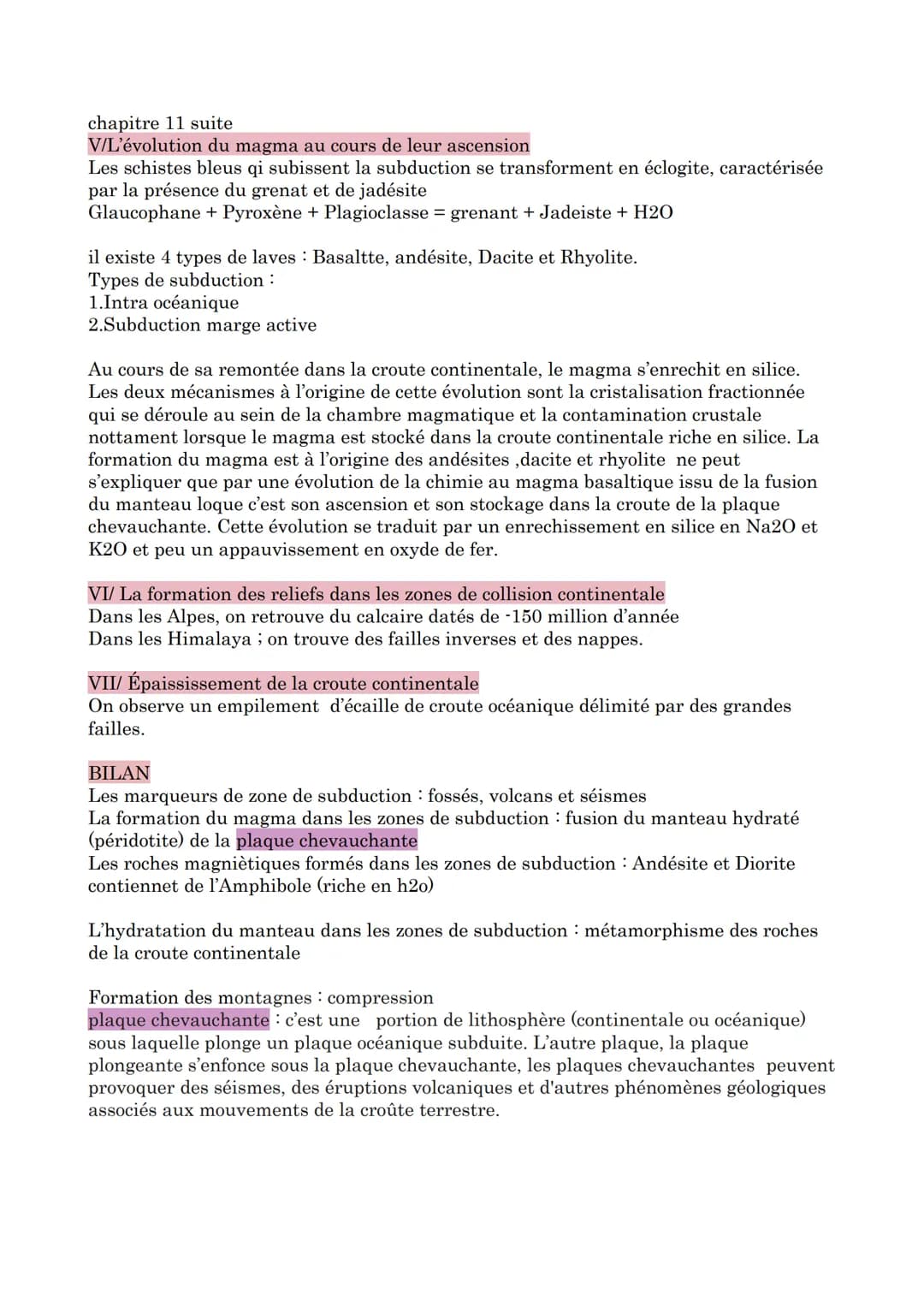 Chapitre 10 : La dynamique des zones de divergence lithosphérique
La dorsale est une chaine de montagne continue, certaine dorsale sont cara