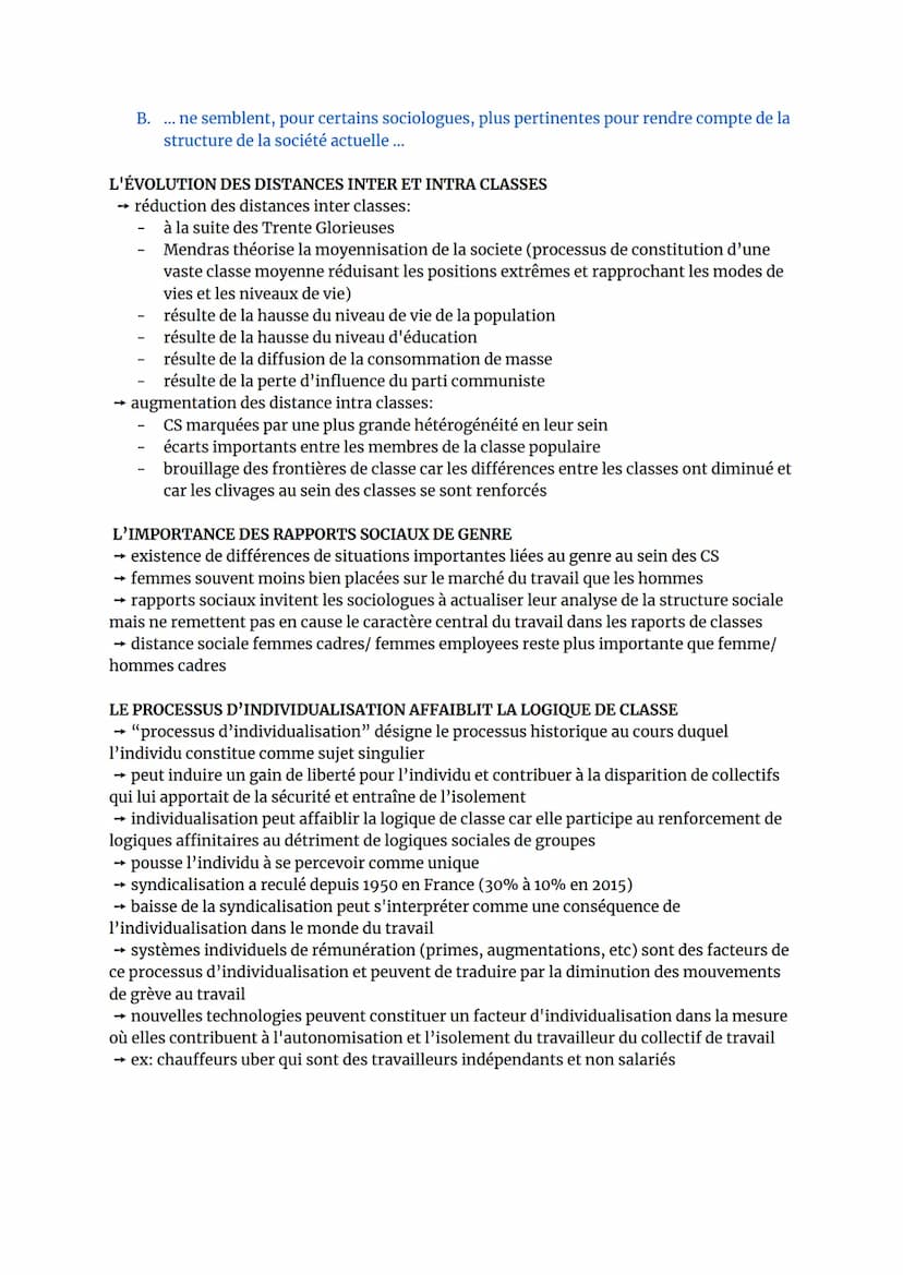 SES 3
COMMENT EST STRUCTURÉE LA SOCIÉTÉ FRANÇAISE ?
Introduction
→ structure sociale: répartition de la population en groupes sociaux différ