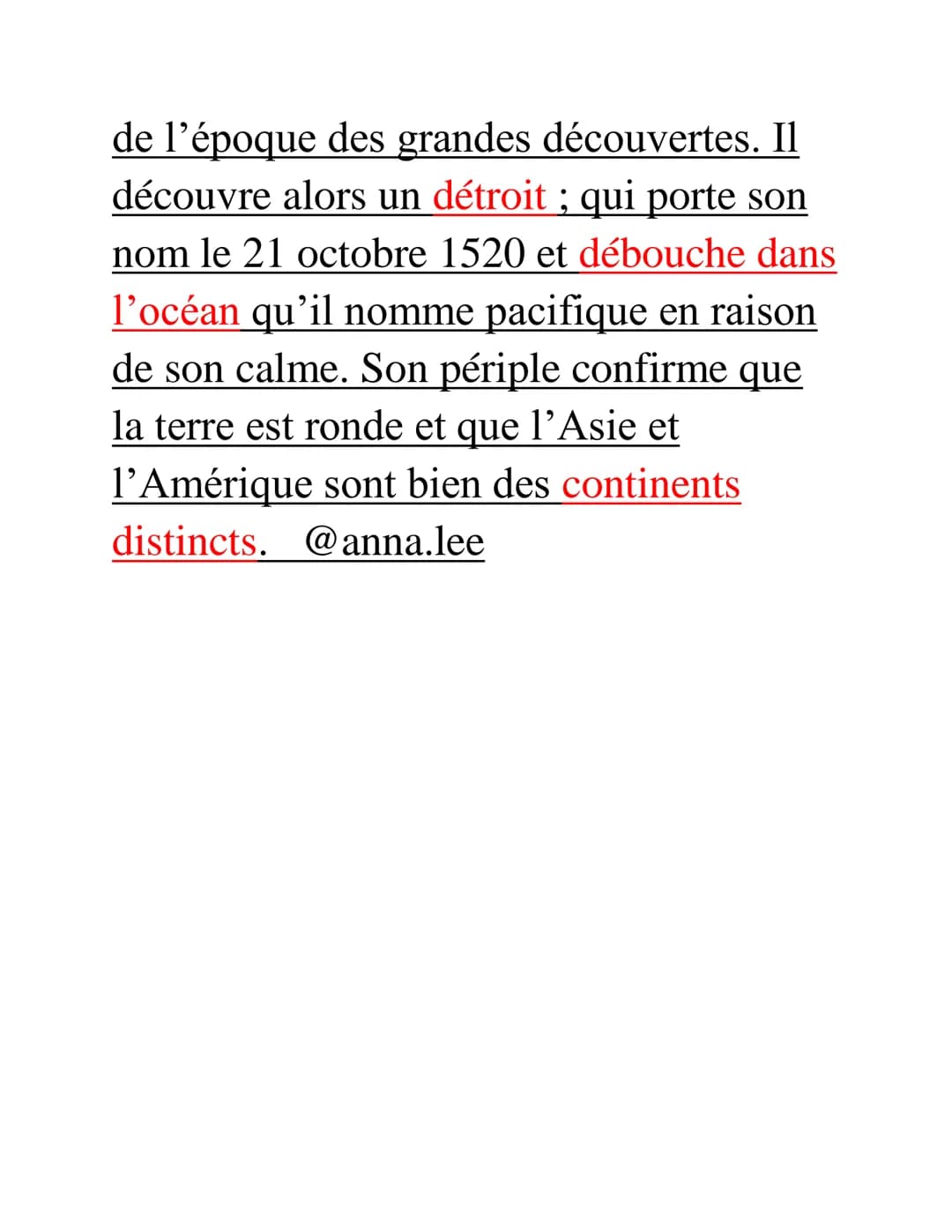 Histoire
@anna.lee
Les quatre grands explorateurs :
(Date de naissance et de mort)
Vasco de Gama : 1469 - 1524
· Jacques Cartier : 1491 - 15