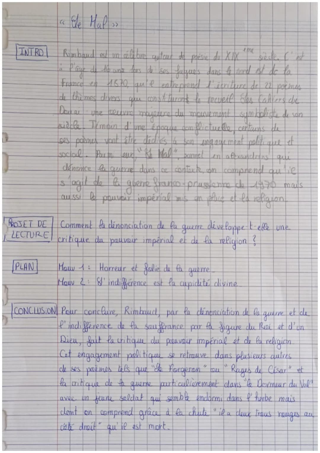 INTRO
R
de Hal»
Rimbaud est un célebre autour de présie du XIX
l'aime de 16 ans fors de ses
Page
France en
ime
siècle.
ques dans to word st 