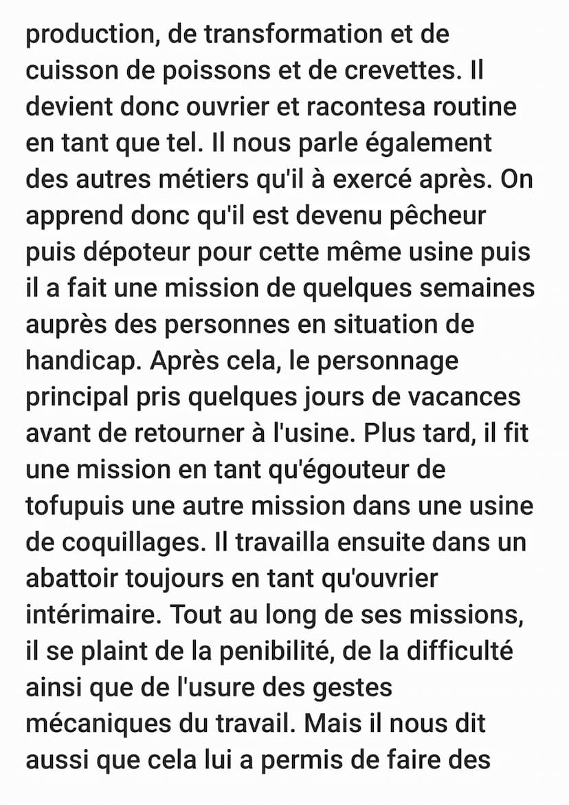 Compte rendu : A la ligne, Feuillets
d'Usine de Joseph Ponthus
Le roman A la ligne, sous-titré
Feuillets d'Usine de Joseph Ponthus, Né
Bapti
