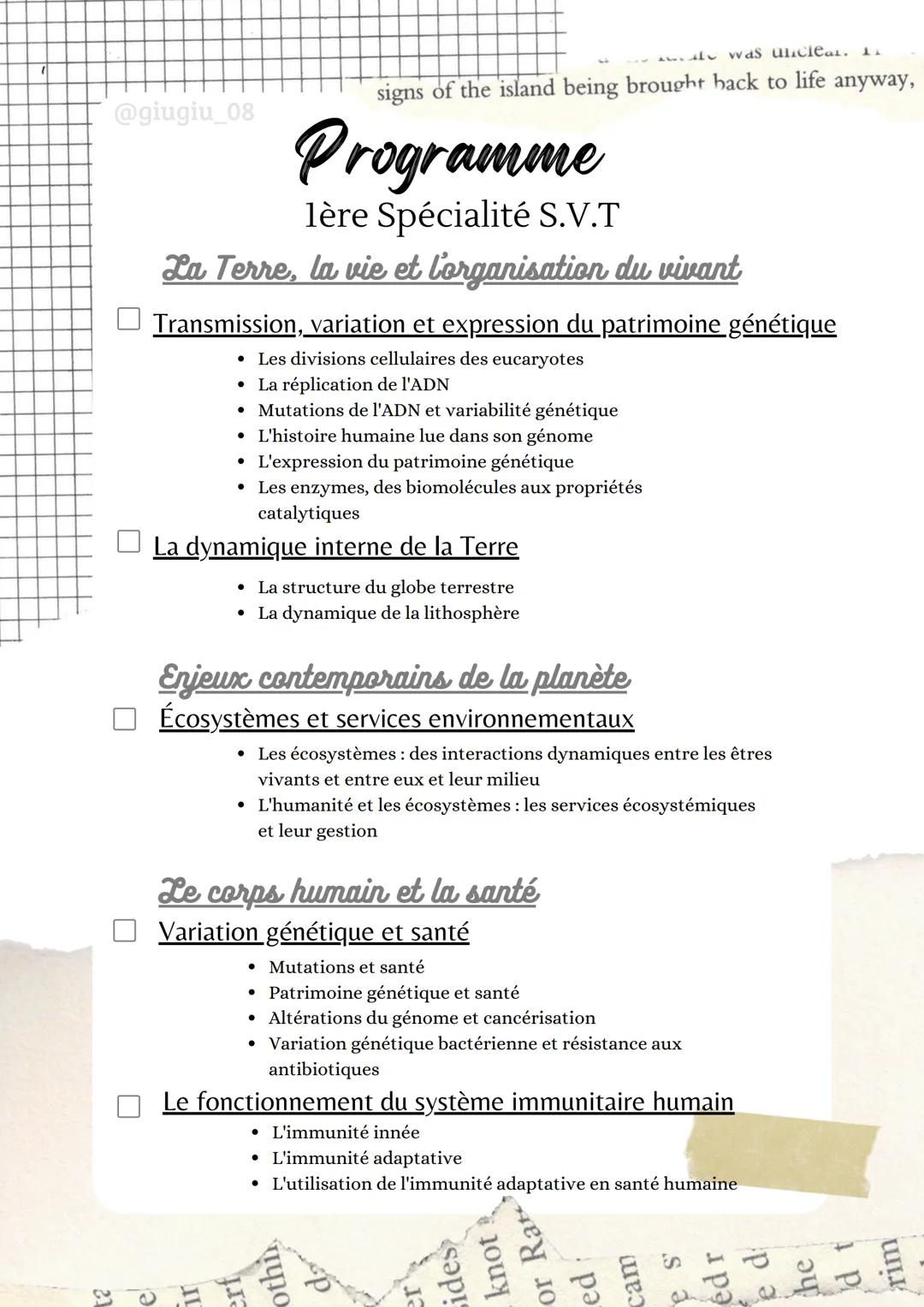 23
e
erf
othi
@giugiu_08
signs of the island being brought back to life anyway,
Programme
lère Spécialité S.V.T
La Terre, la vie et l'organi