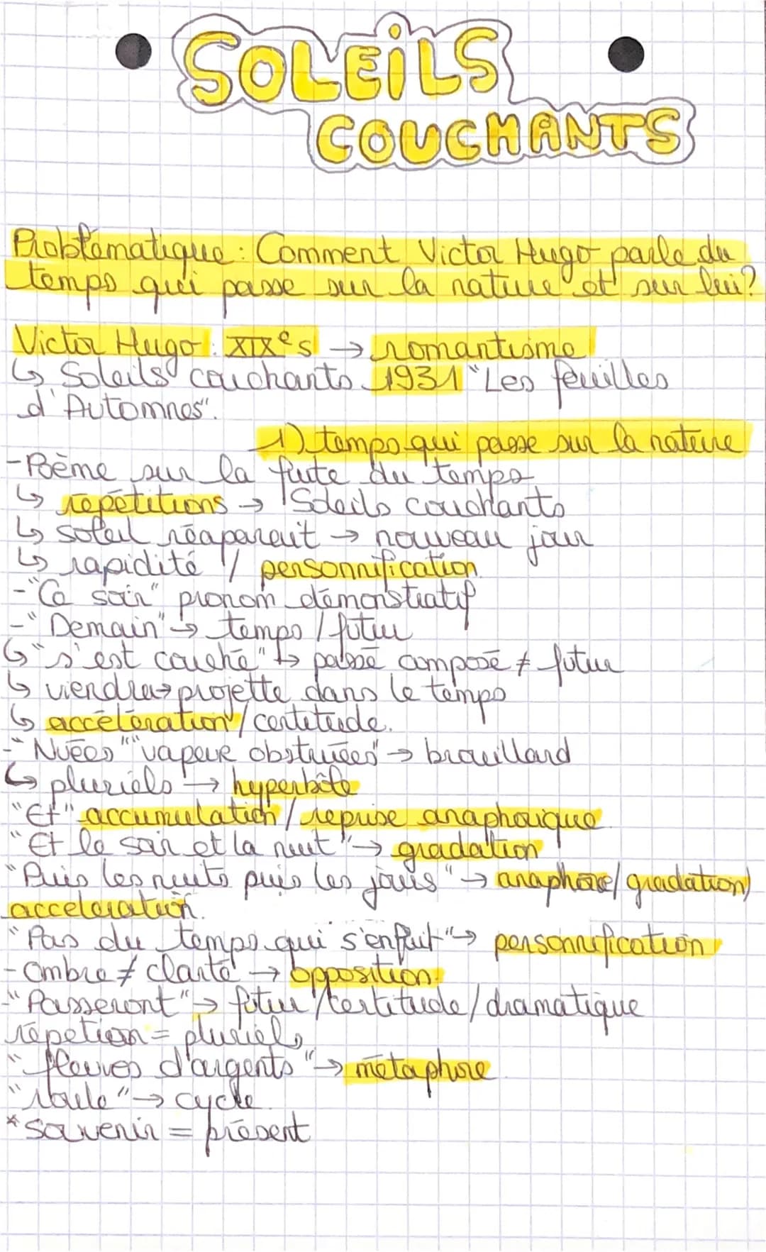 Séquence 1
Lecture linéaire 1
= procectes d'ecritures
= pronoms / temps
= temps qui passe.
Partie 1
Partie 2.
Objet d'étude et parcours asso