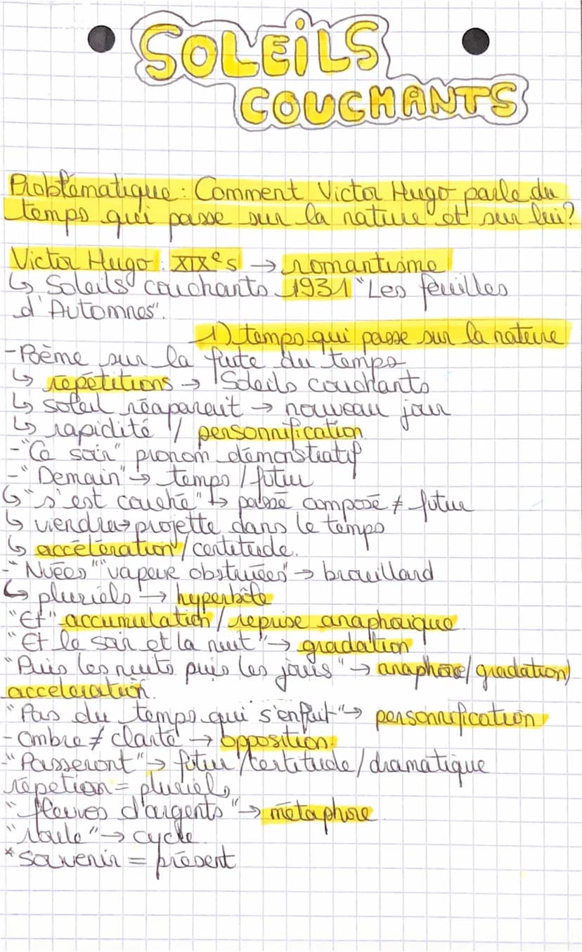 Séquence 1
Lecture linéaire 1
= procectes d'ecritures
= pronoms / temps
= temps qui passe.
Partie 1
Partie 2.
Objet d'étude et parcours asso