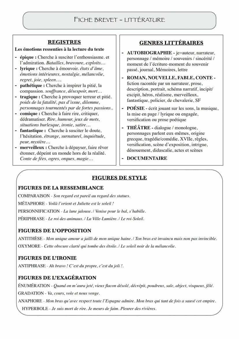 FICHE BREVET - NATURES / FONCTIONS
NATURES
MOTS VARIABLES
NOM - désigne un objet (sac), une personne (enfant), une idée (bonheur).
DÉTERMINA
