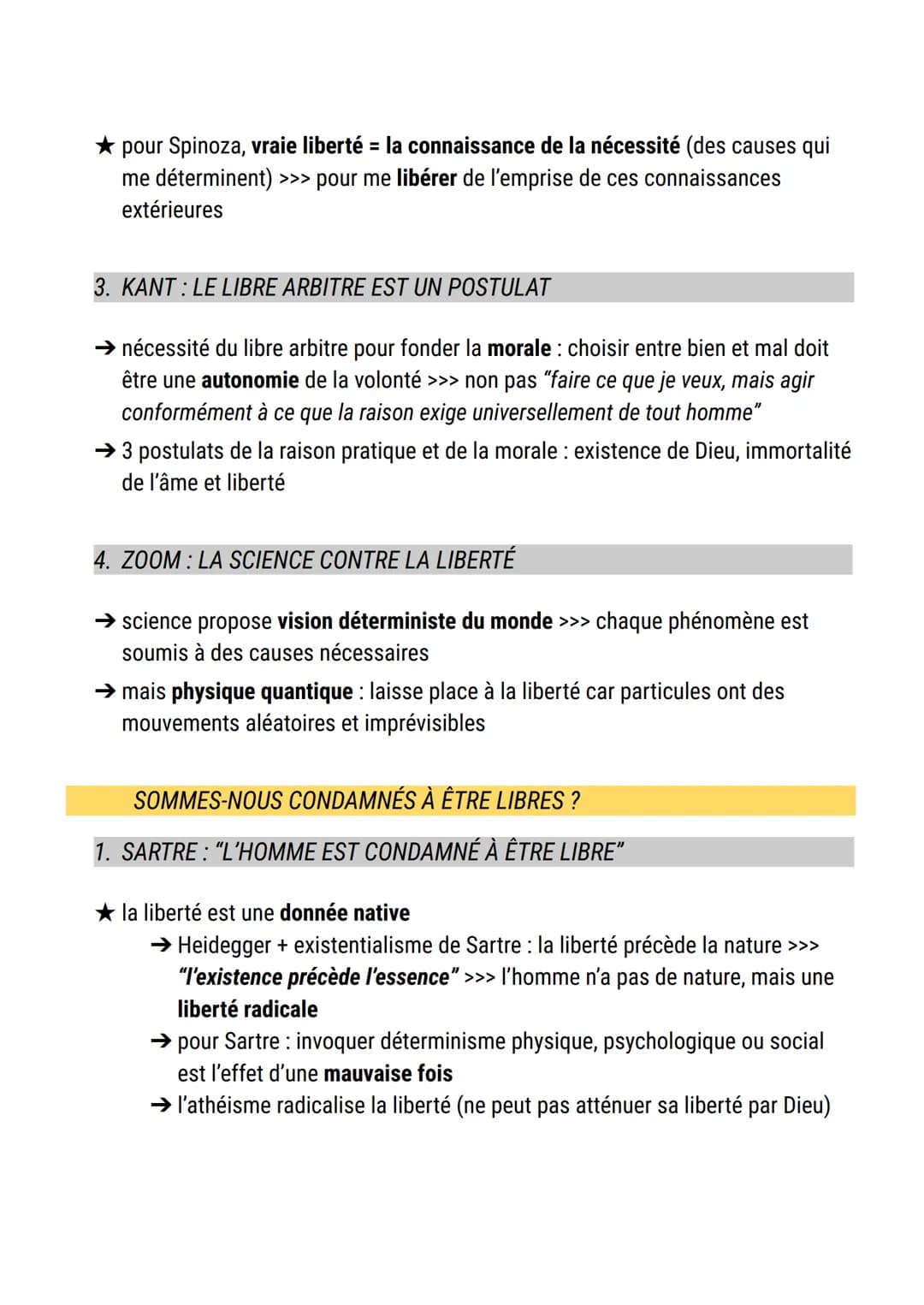 La liberté
définition liberté :
1. mouvement sans contrainte ni obstacle (sens courant)
2. obéissance à la loi qu'on se donne (= autonomie) 
