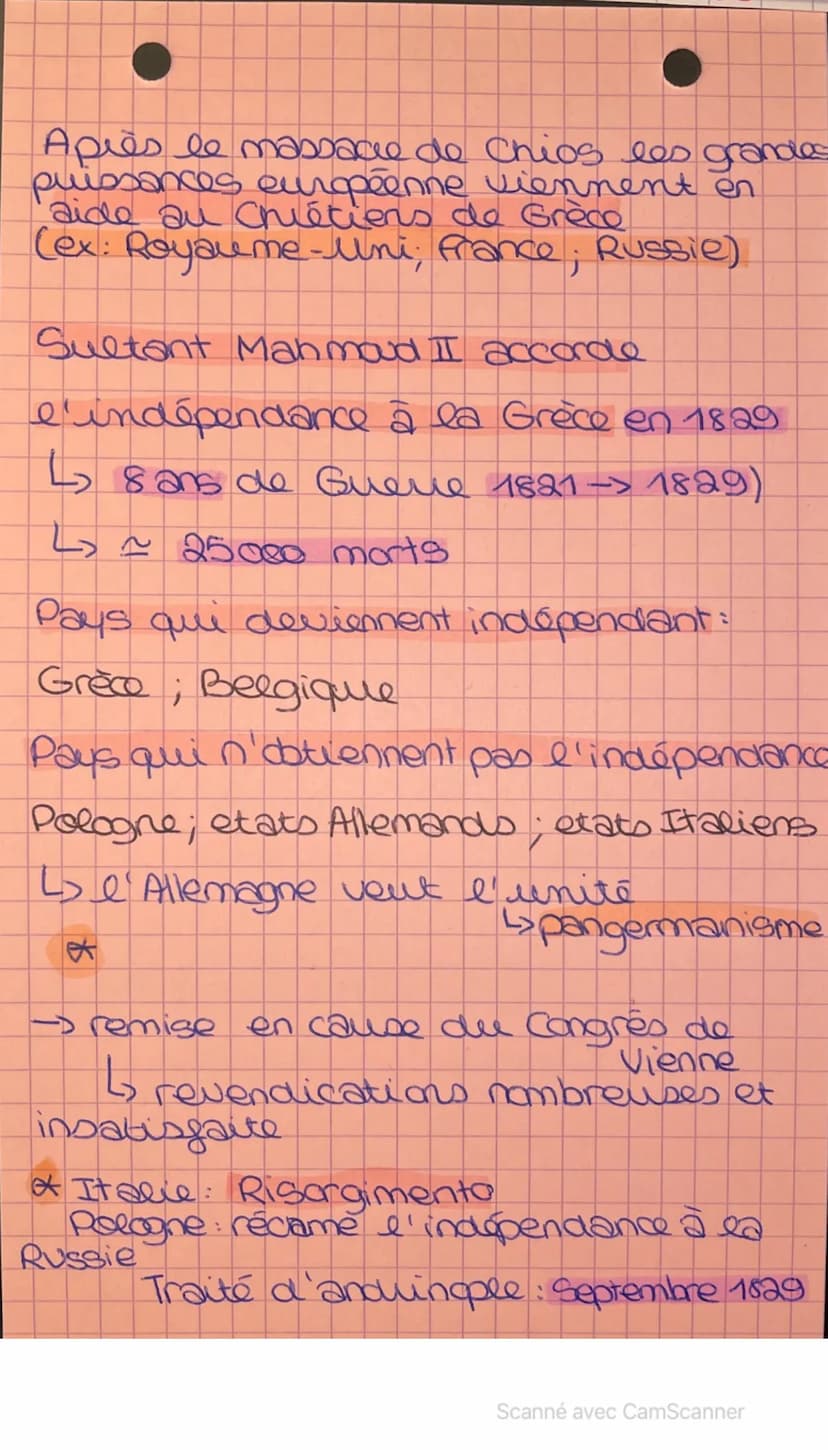 HISTOIRE Chapitre 2
L'europe entre restaurat
et révolution (1814-1848)
I Congrès de vieme →>"printemps des peuples"
Chute de Napoléon Ier a 