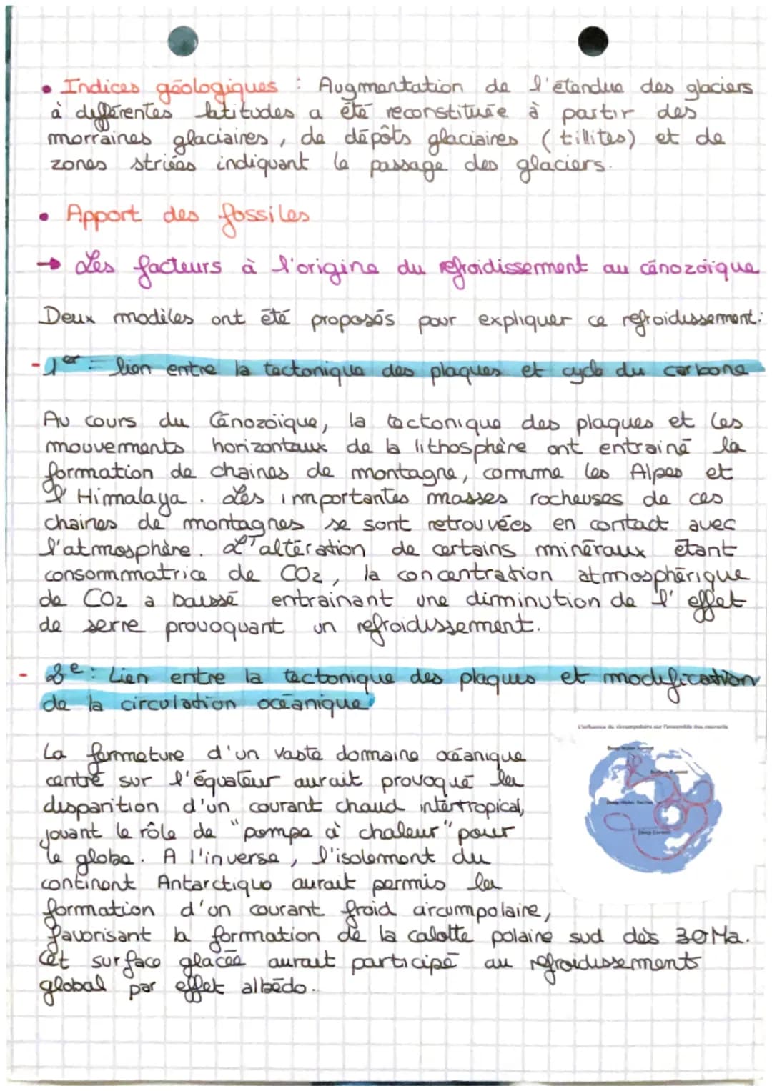 SVT
Les variations climatiques passées,
ее
Depuis 150 ans, le climat planétaire
présente un réchauffement d'environ 1°C.
Les scientifiques p