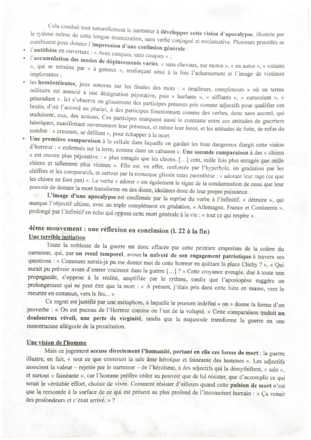 ^
Personnages en marge, plaisirs du romanesque
Après s'être enrôlé sur un coup de tête, le héros, Ferdinand Bardamu, se retrouve sur le fron