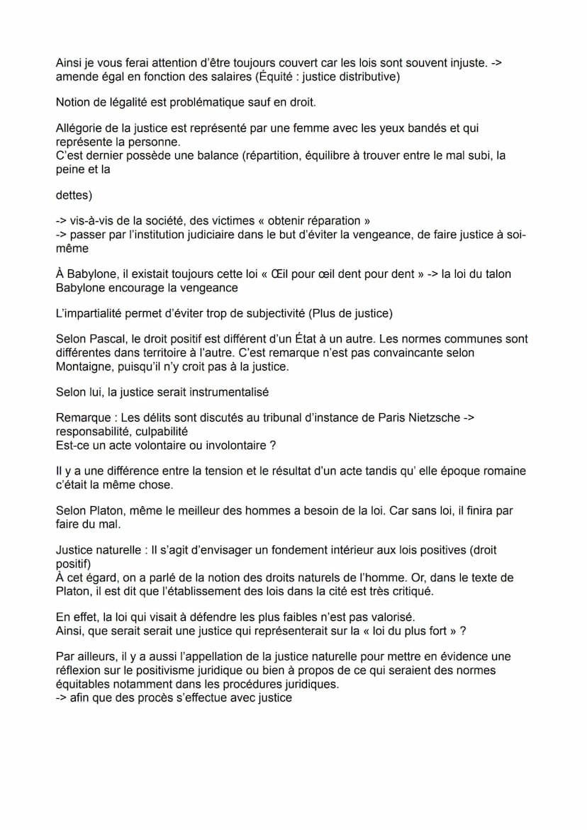 La justice
Introduction : comment les lois peuvent-elles être juste ? -> institutions judiciaires
-> séparation des pouvoirs
-> indépendance
