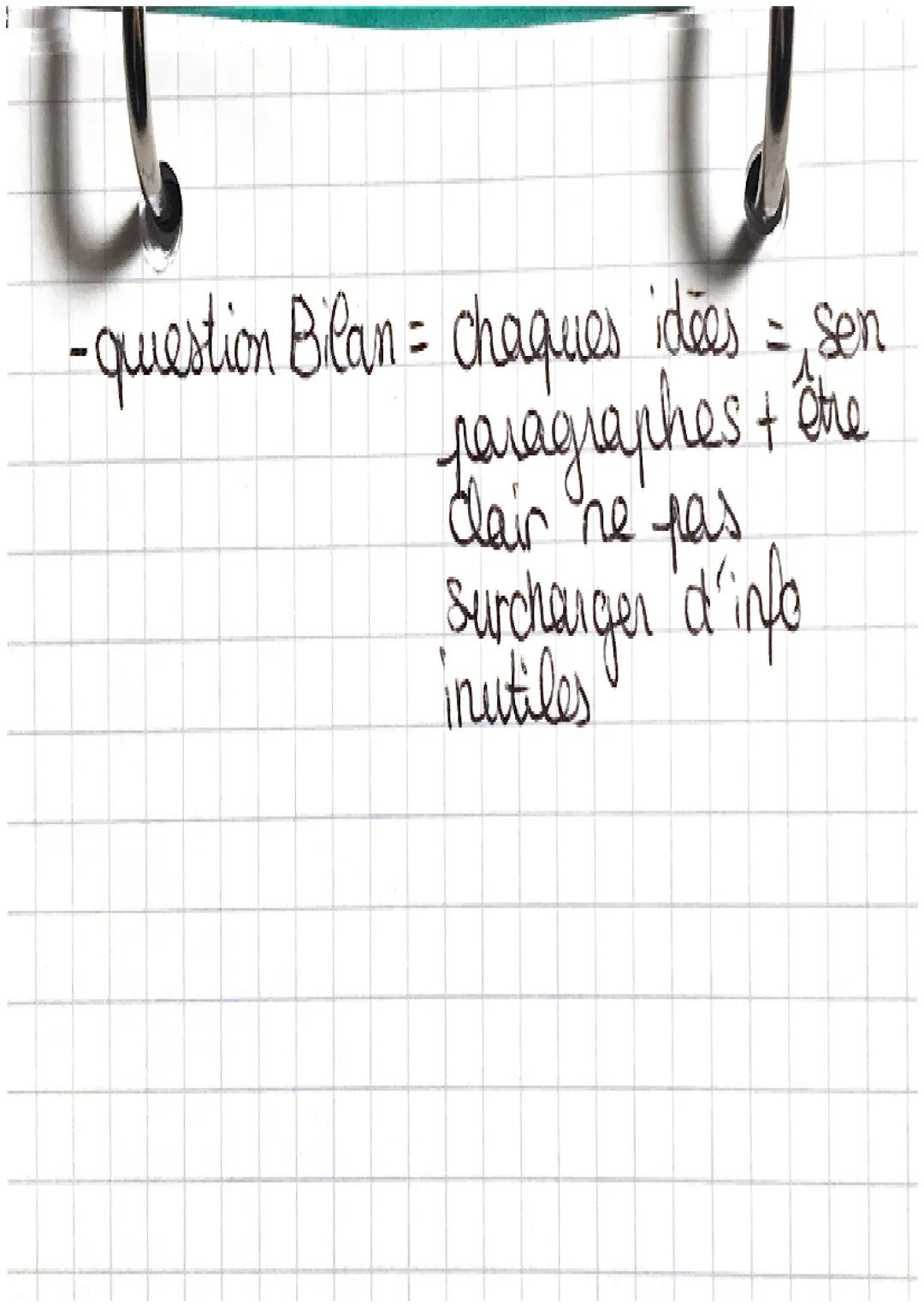 Brevet!

Répondre à une question Français

(1) Brouillon

a/ où?/quii?/qurand?/ quoi?

b/relire le texte et comprendre
+ Souligerer les éven