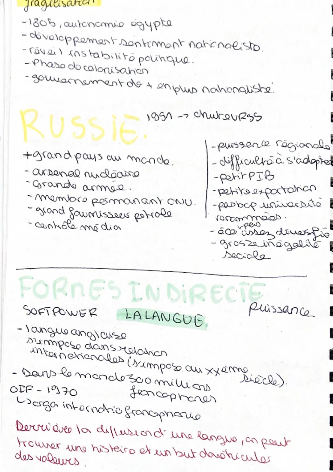 16651 puissance
dans un
dif: capacité qu'a un stat à
poser
rapport de forces donné et de remporter la
décision.
UNE PUISSANCE: Relations int