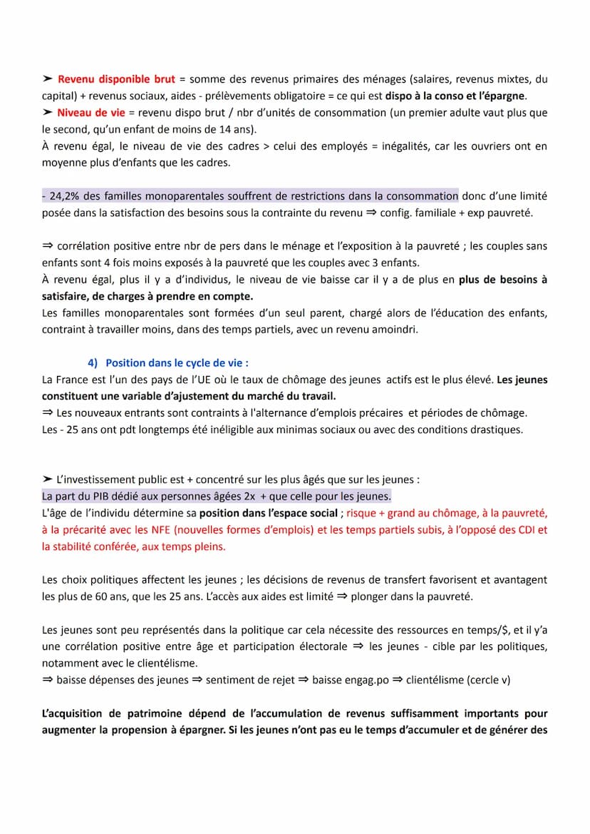 Chapitre 2 : Comment est structurée la société française actuelle ?
La tradition sociologique européenne a pendant longtemps retenu l'analys