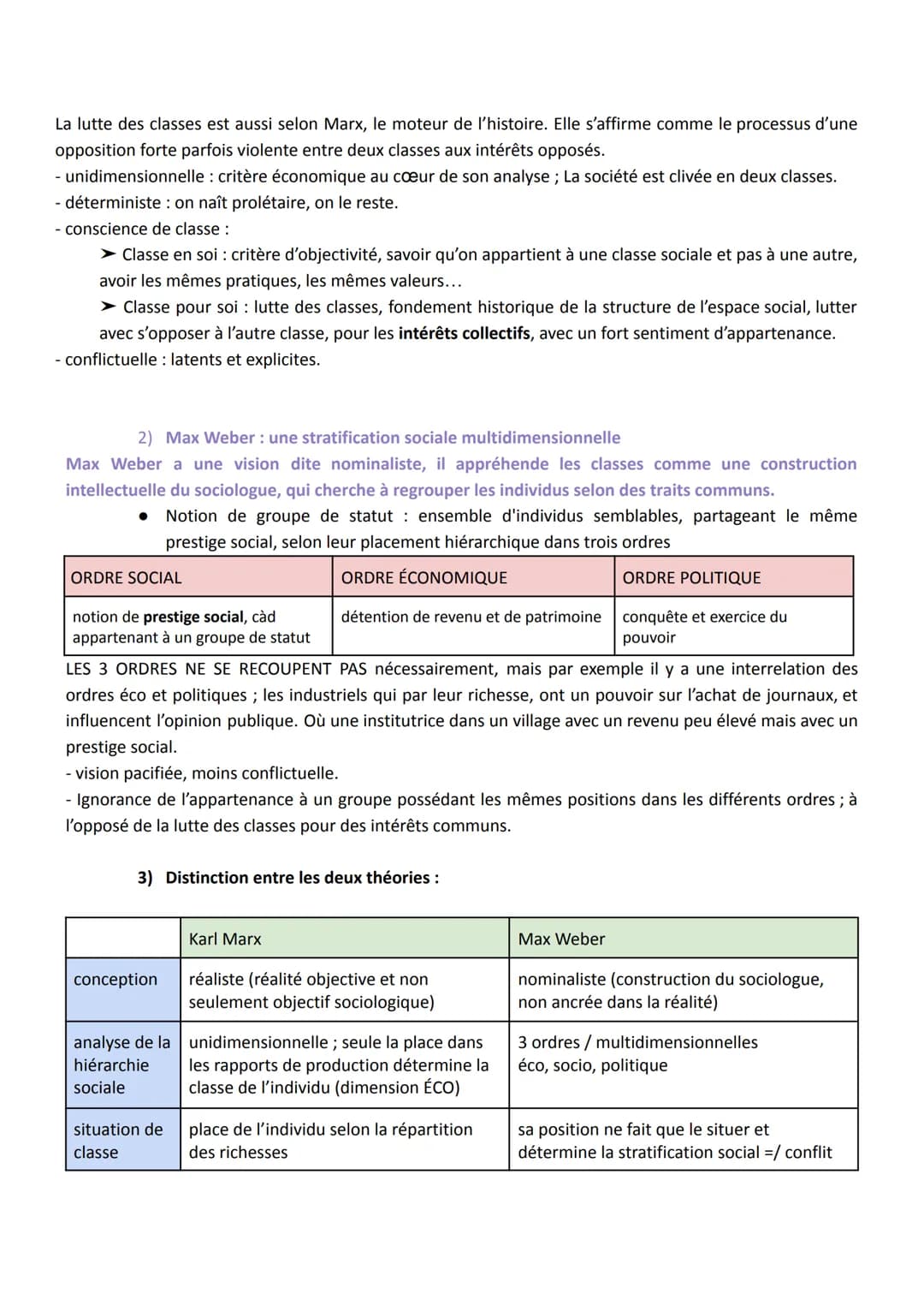 Chapitre 2 : Comment est structurée la société française actuelle ?
La tradition sociologique européenne a pendant longtemps retenu l'analys