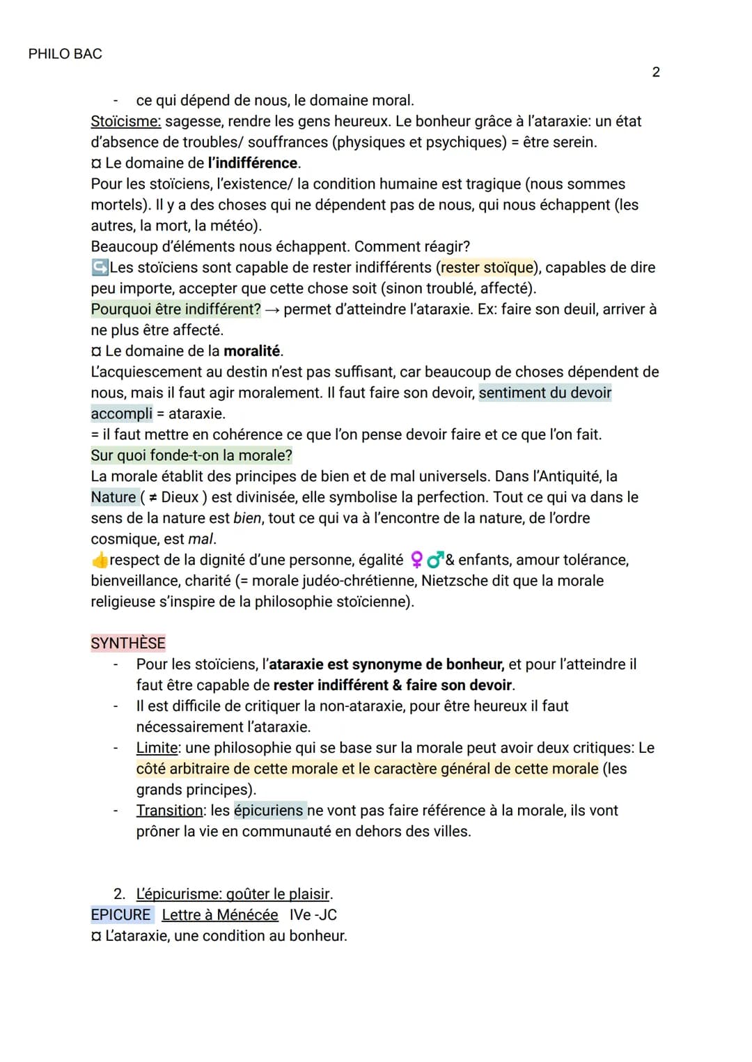 PHILO BAC
LE BONHEUR ET L'INCONSCIENT
Intro: Le bonheur, référence absolue de la société de consommation.
Ouverture sur le bonheur: le hygge