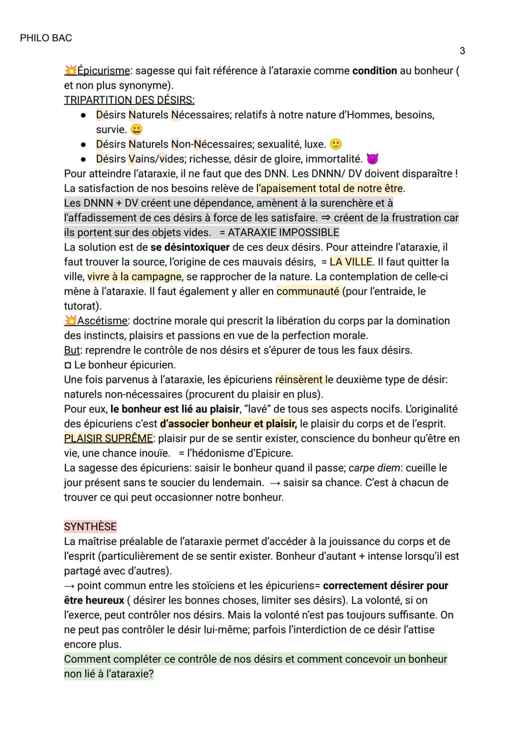 PHILO BAC
LE BONHEUR ET L'INCONSCIENT
Intro: Le bonheur, référence absolue de la société de consommation.
Ouverture sur le bonheur: le hygge