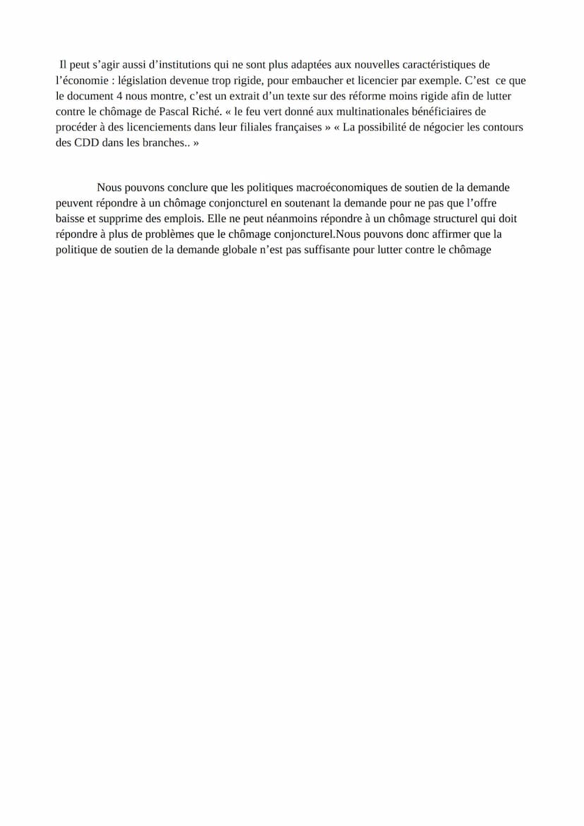 DM SES: dissertation
Avant la crise liée au Covid-19, au quatrième trimestre de 2019, le chômage en France
atteignait son plus bas niveau de