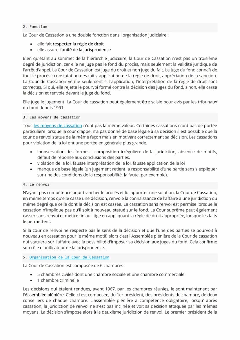 En 2019, la réforme de la justice a modifié de façon notable l'organisation judiciaire et les
procédures civiles et pénales.
L'organisation 