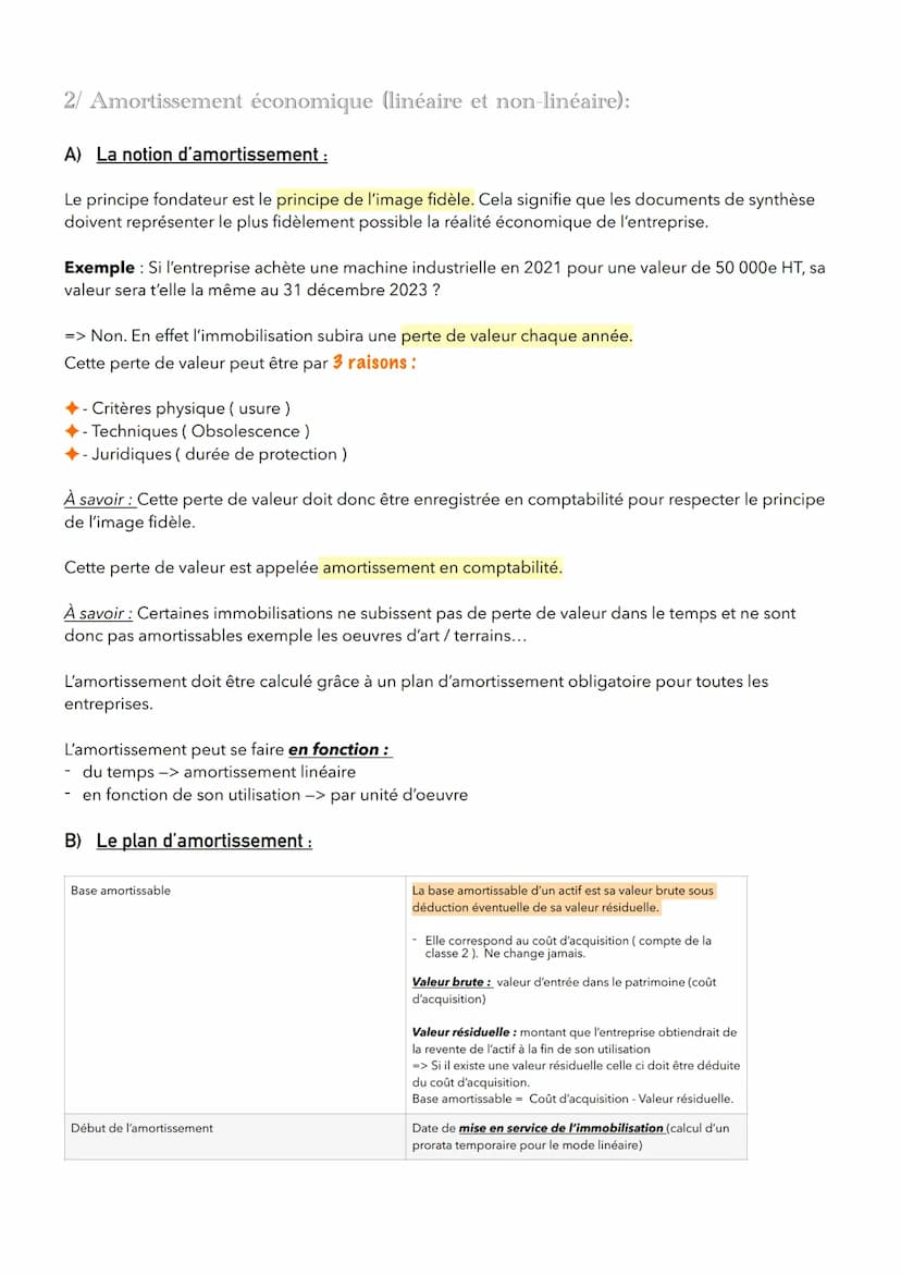Chapitre 6: TVA :
=>
1/ Achat immobilisation :
Rappel : les immobilisations ont un impact sur le bilan => à l'actif du bilan.
=> Les immobil