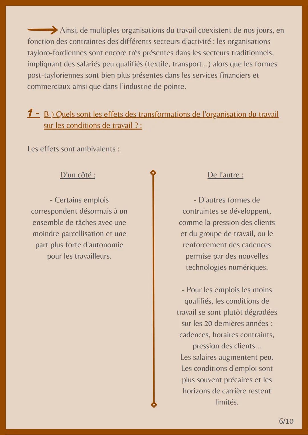 # MUTATIONS DU TRAVAIL

جا

= changements ayant des conséquences sur les formes et le statut
de l'emploi, mais aussi sur les conditions et l