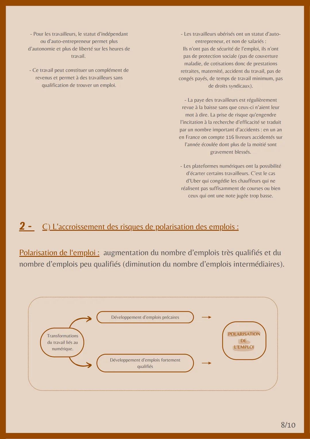 # MUTATIONS DU TRAVAIL

جا

= changements ayant des conséquences sur les formes et le statut
de l'emploi, mais aussi sur les conditions et l
