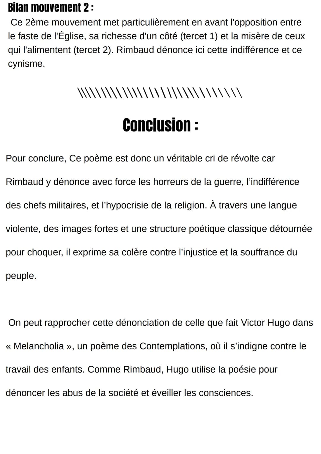 # Le Mal – Rimbaud

LL10

element introduction :

→ Comment exprimer sa colère face à la guerre et à l’hypocrisie des puissants ? C’est ce q