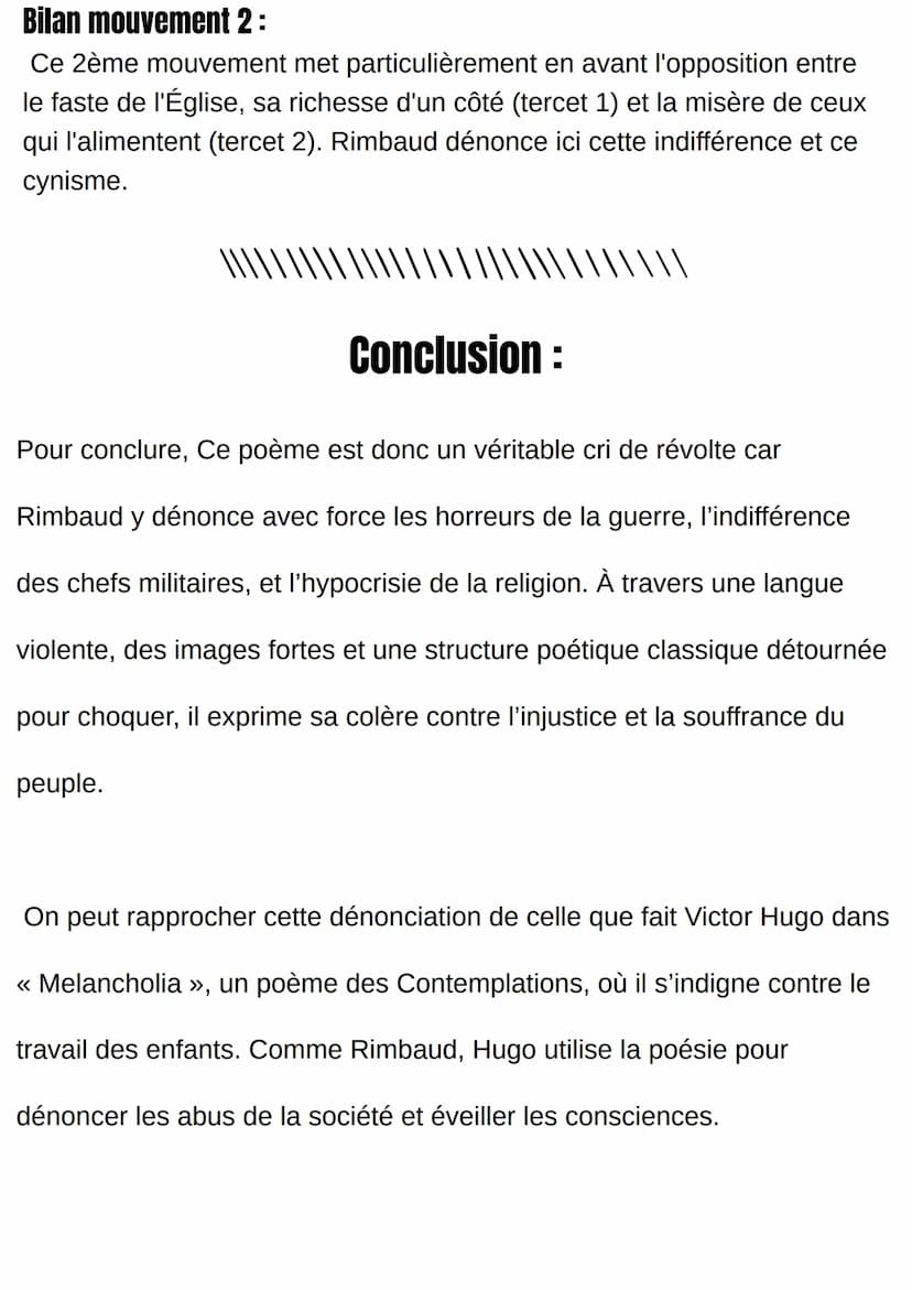 # Le Mal – Rimbaud

LL10

element introduction :

→ Comment exprimer sa colère face à la guerre et à l’hypocrisie des puissants ? C’est ce q